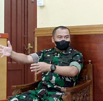 Kodim 1409 Gowa Terus Bersinergi Dorong Cakupan Vaksinasi Covid-19