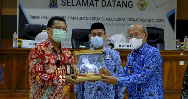 Terima Kepala BPK-RI Sulsel, Bupati Jeneponto Harapkan Bimbingan Dalam Pengelolaan Keuangan