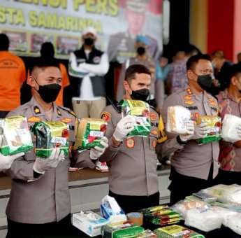 Sabu 16 Kilogram Asal Banjarmasin Gagal Edar di Samarinda
