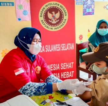 Kerjasama Dinkes, BIN Sulsel Target Akhir Maret 2022 Vaksin Covid-19 di Luwu Timur Capai 90 Persen
