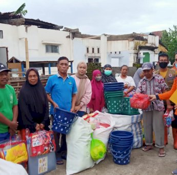 Andi Sudirman Kirim Bantuan untuk Korban Angin Puting Beliung di Takalar