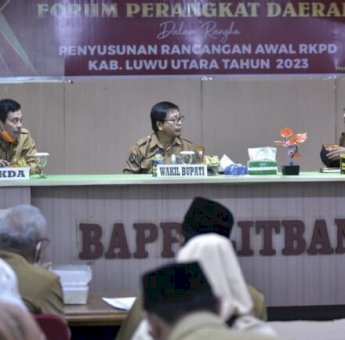 Di Forum Perangkat Daerah, Wabup Lutra: Momen Strategis Koordinasikan Rencana Pembangunan