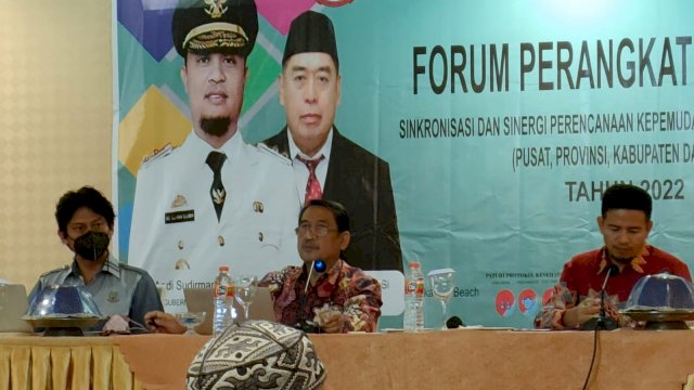 Forum Perangkat Daerah yang dihelat Dispora Sulsel, di Hotel Best Western Makassar Beach, Kamis (24/02/2022). (Foto. M. Dahlan Abubakar/Republiknews.co.id)