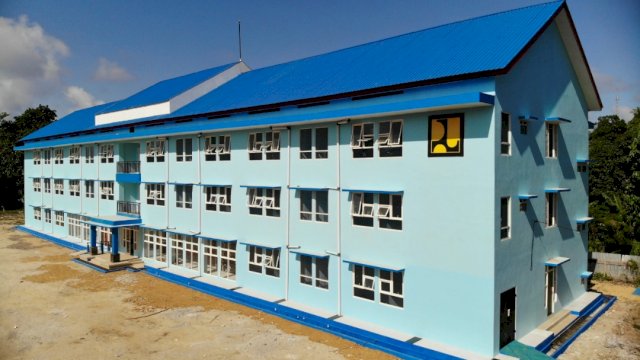 Rumah susun untuk para pegawai ASN Politeknik Kelautan dan Perikanan di Sorong, Papua Barat senilai Rp18,1 miliar. (Foto: Dokumen PUPR)