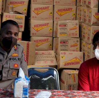 Polres Lebak Banten Amankan 24 Ton Minyak Goreng, Diduga Ditimbun Warga Warunggunung