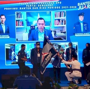 Pengurus DPD Demokrat Banten Resmi Dilantik, Ini Pesan Ketua Umum AHY