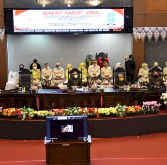 Pimpin Paripurna HJS ke-458, Ketua DPRD Sinjai: Pemulihan Sektor Ekonomi Prioritas