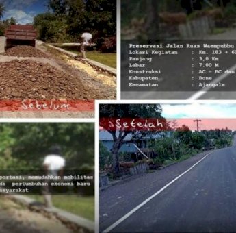 Kondisi Ruas Waempubbu-Pompanua Bone Rampung 99,1 Persen, Andi Sudirman: Alhamdulillah, Telah Dinikmati