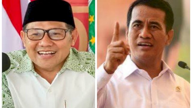 Simulasi duet Muhaimin Iskandar (kiri) dan Andi Amran Sulaiman. (Foto: Istimewa)