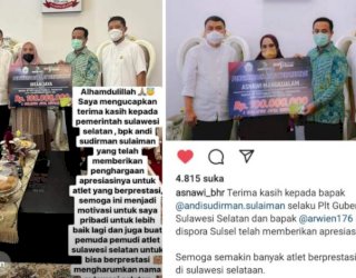 Terima Bonus Dari Pemprov Sulsel, Asnawi dan Irfan Jaya Sampaikan Terima Kasih ke Andi Sudirman