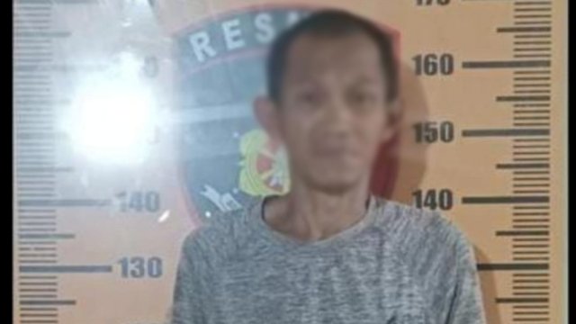 Asri Noci alias Asri (40) Pelaku Pemerkosaan. (Foto. Fathir/Republiknews.co.id)