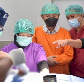 Rangkaian HUT ke-19 Pohuwato, FKG Unhas Gelar Operasi Gratis Bibir Sumbing dan Lelangit