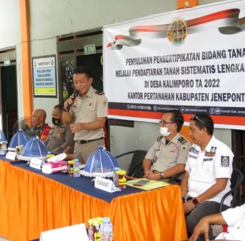 Kantor Pertanahan Jeneponto Sertifikatkan 2.972 Lahan di Desa Kalimporo