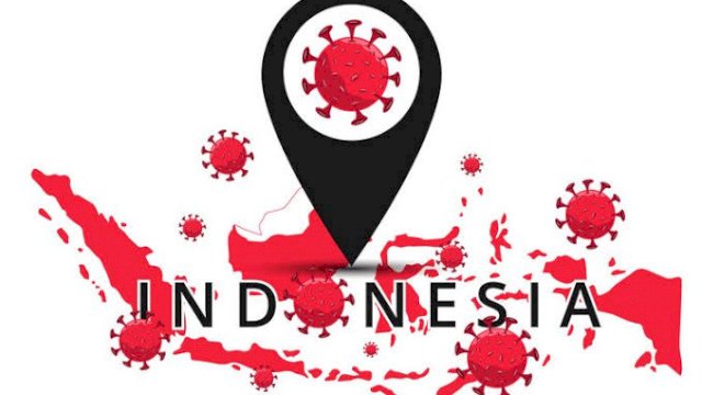 Sebaran kasus Covid-19 di Indonesia. (Ilustrasi)