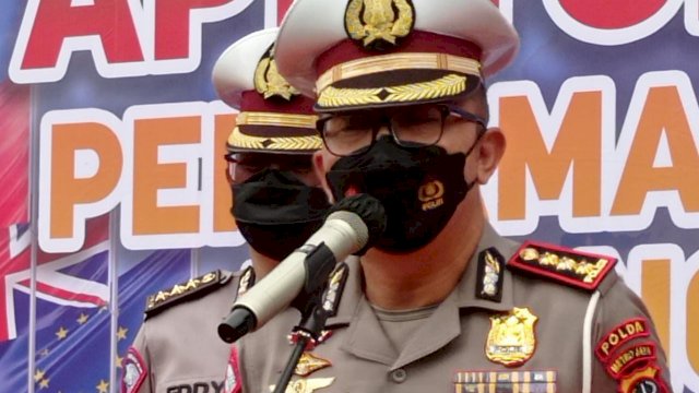 Dirlantas Polda Metro Jaya Kombes pol Sambodo (foto : wahyu widodo republiknews.co.id)