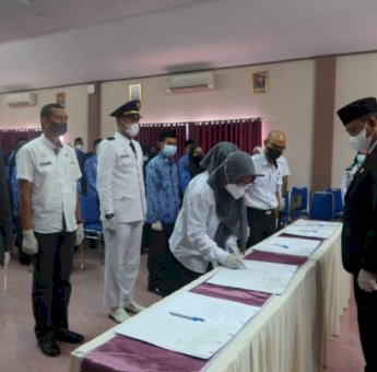 Amran Mahmud Lantik 41 Pejabat, Termasuk Kepala BPKPD Wajo