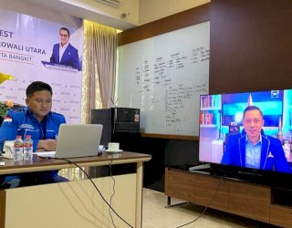 Paparkan Visi-Misi di Hadapan AHY, Hari Paramuda: Kita Birukan Morowali Utara Dengan Bendera Demokrat