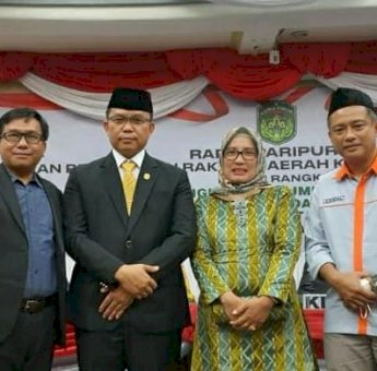 Ketua KPU dan Bawaslu Hadiri Pelantikan Ketua DPRD Luwu Timur