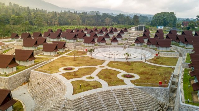 Rest Area Gunung Mas yang bakal menjadi destinasi baru di Kawasan Puncak, Bogor. (Foto: Istimewa)