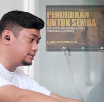 Bupati Gowa Bahas Program Seperempat Abad di Mubes IKA Unhas