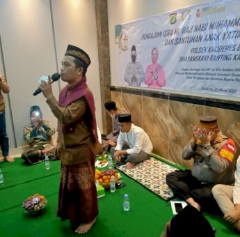 Ustad Maulana Peringati Isra Mi’raj di Polsek Kalideres Jakarta Barat