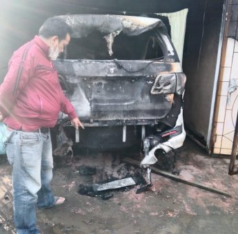 Mobil Toyota Fortuner Milik Karyawan Socfindo Dibakar OTK