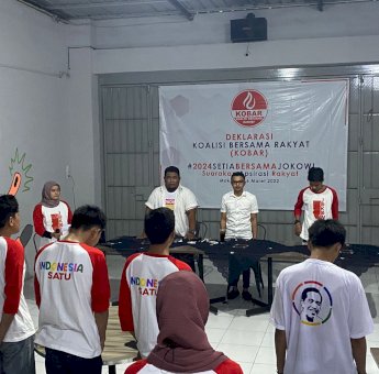 Kobar Kota Makassar Deklarasi Dukung Jokowi Tiga Periode