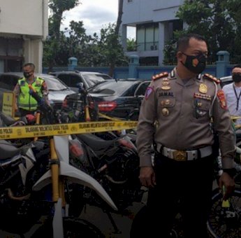 Rombongan Supermoto Terobos Jalan Tol Sudah Ditindak Polisi, 21 Kendaraan Kena Tilang