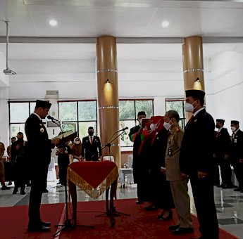 Kamsina Resmi Jabat Sekda Gowa Definitif