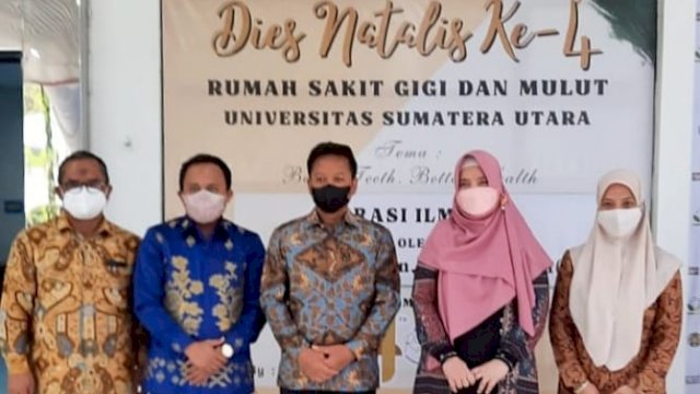 Hari Jadi Rumah Sakit Gigi dan Mulut (RSGM) Universitas Sumatera Utara (USU) yang ke-4, diperingati pada Minggu (06/03/2022), mengangkat tema “Better Teeth, Better Health”.