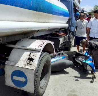 Bocah di Selayar Meninggal Dunia Setelah Menabrak Mobil Truk BBM dari Samping
