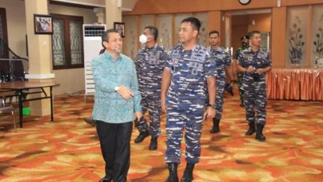 Wakil Gubernur Kaltim H Hari Mulyadi Terima Kunjungan Rombongan Danguspurla Koarmada II (Istimewa)