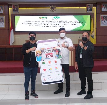 Pemkab Gowa Bersama Gojek Berkomitmen Tingkatkan Kualitas UMKM