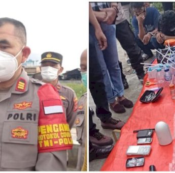 5 Orang Pengguna dan Barang Bukti Narkoba Diamankan Jajaran Polsek Palmerah
