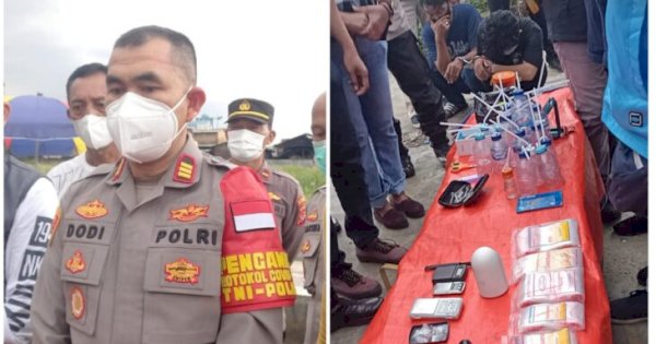 5 Orang Pengguna dan Barang Bukti Narkoba Diamankan Jajaran Polsek Palmerah