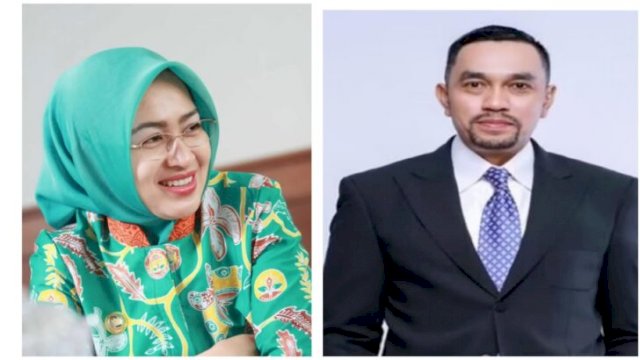 Airin Rachmi Diany dan Ahmad Sahroni. (Ist)
