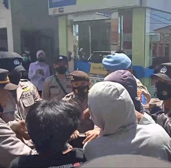 Tuntut Transparansi JKN, Unjuk Rasa Mahasiswa di RSUD Syekh Yusuf Gowa Ricuh