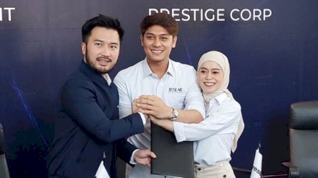 Rudy Salim resmi mengakuisisi akun YouTube Rizky Biliar dan Lesti Kejora, Leslar Entertainment, Jumat (11/03/2022). (Ist)