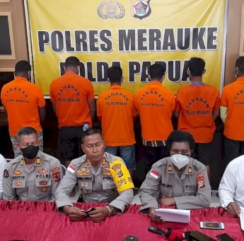 Polisi Ungkap Tujuh Terduga Komplotan Pencurian Sapi dan Alat-alat Pertanian di Merauke
