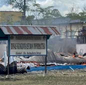 Ricuh! Demo Tolak DOB di Yahukimo Papua, Sejumlah Fasilitas Rusak dan 2 Warga Tewas