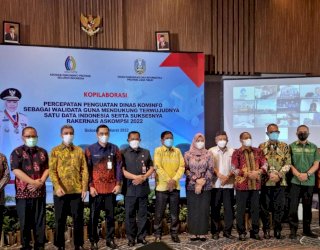 Amson Padolo Hadiri Rakernas Indonesia Satu Data