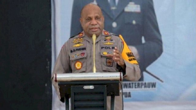 Kapolda Papua, Irjen Pol Mathius D Fakhiri. (Ist)