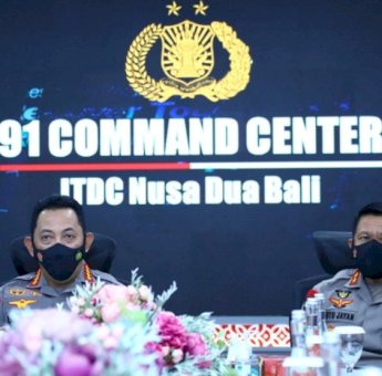 Antisipasi Keamanan Event Internasional, Kapolri Cek 91 Command Center di Bali