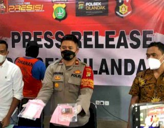 Polsek Cilandak Jakarta Selatan Bekuk Kurir Sabu, Mengaku Dibayar Upah Rp 1,5 Juta