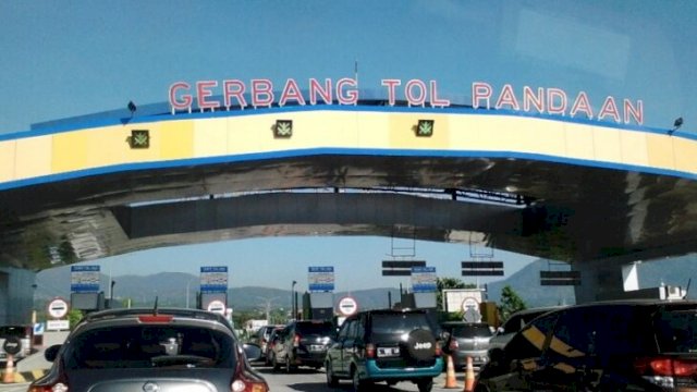 Pintu Gerbang Tol Pandaan. (Istimewa)