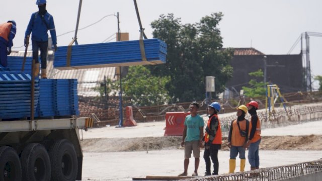 Progres Fly Over Kopo Bandung Jawa Barat sudah mencapai 84 persen. Diharapkan dalam waktu dekat sudah dapat digunakan. (Ist)