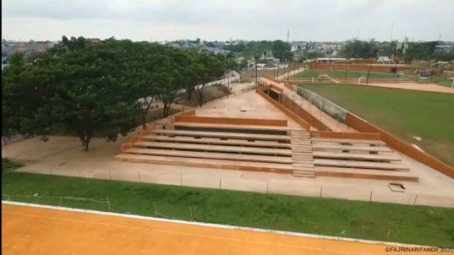 Tangkapan layar salah satu spot RTH Syekh Yusuf Discovery selama proses pembangunan. (YouTube Patonro)