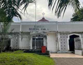 Masjid Nurul Amir Kantor Gubernur Segera Direhab, BKAD Mulai Lelang Material Bangunan
