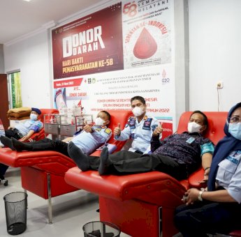 PMI Kota Samarinda Dipenuhi Pasukan Biru Muda, Rangkaian HBP-58