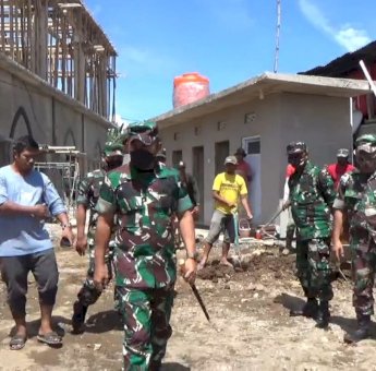 Bangun Masjid untuk Warga Gowa, Pangdam Hasanuddin Harap Bisa Digunakan Tarawih Ramadhan Tahun Ini